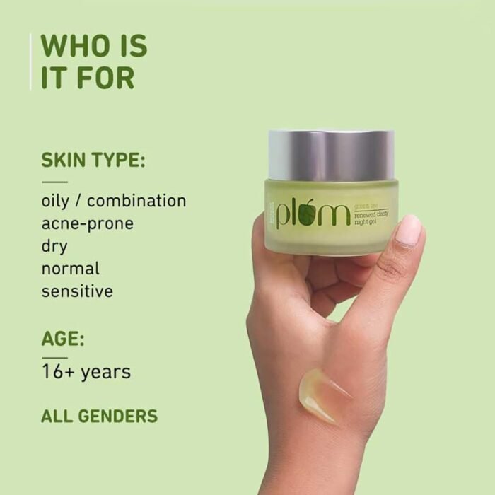 Plum Green Tea Renewed Clarity Night Gel Moisturizer - Image 2