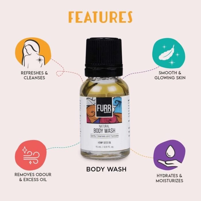 FURR Nourishment Oils Trial Packs | Blend of Natural Oils | Nourishes Hair, Scalp & Body| Reduces Stretch Marks & moisturises skin | All Skin types, Gold - Image 4