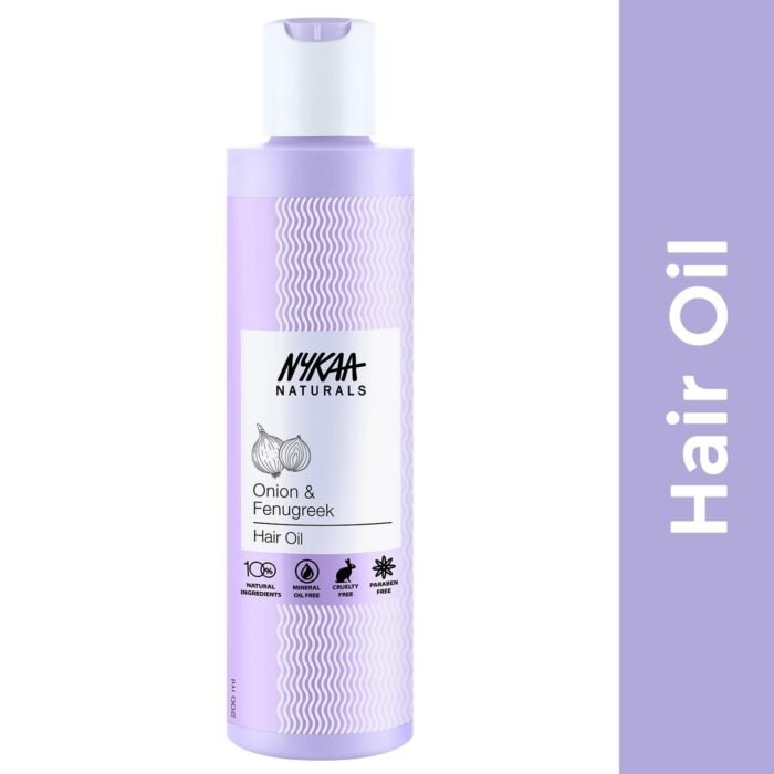 Nykaa Naturals Onion & Fenugreek Hair Oil, 200 ml|