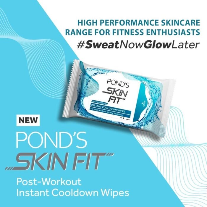 Pond's Skin Fit Post Workout Instant Cooldown Wipes-30 Pieces