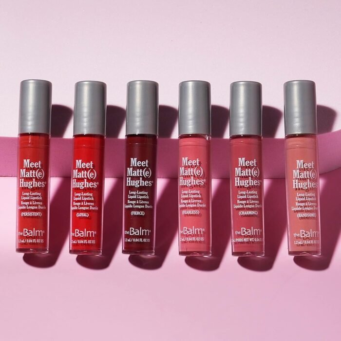 Meet Matt Haghs Liquid Lipstick Set of 6 Mini Long-Lasting Liquid Lipsticks(Multicolor) - Image 3