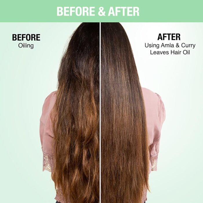 Nykaa Naturals Amla & Curry Leaves Hair Oil - Image 3