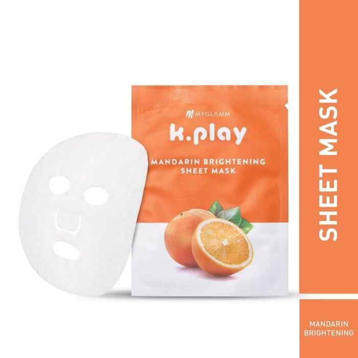 MyGlamm K.Play Mandarin Brightening Sheet Mask