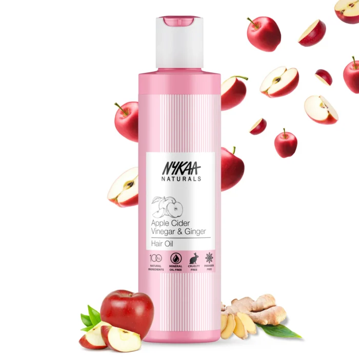 Nykaa Hair Oil - Apple Cider Vinegar and Ginger by Nykaa Naturals for Women - 6.76 oz Oil